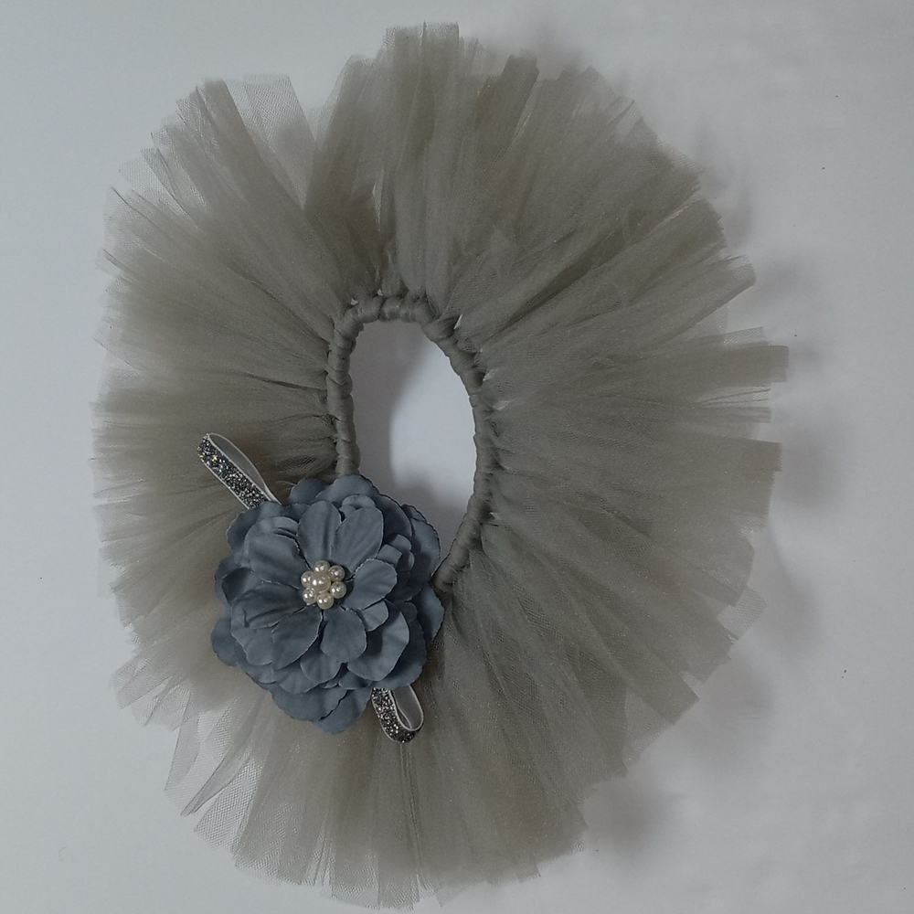 Newborn tutu and matching headband for photography
